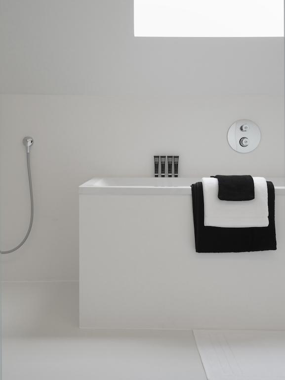 Maison Nationale City Flats & Suites Antwerpen Phòng bức ảnh A shower bath