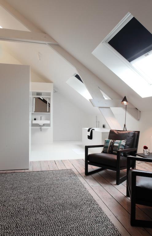 Maison Nationale City Flats & Suites Antwerpen Phòng bức ảnh A modern attic apartment