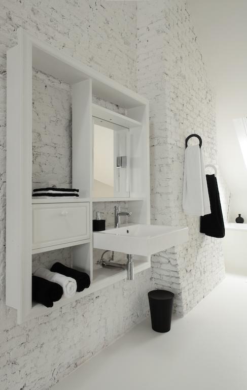 Maison Nationale City Flats & Suites Antwerpen Phòng bức ảnh Bathroom